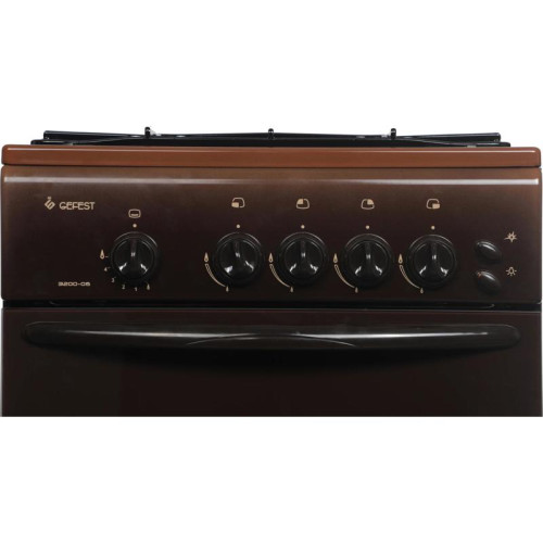 Плита Газовая Gefest ПГ 3200-06 К36 коричневый (без крышки) реш.сталь