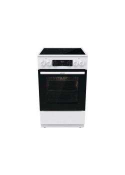 Плита Электрическая Gorenje GEC5C61WG белый стеклокерамика (без крышки)