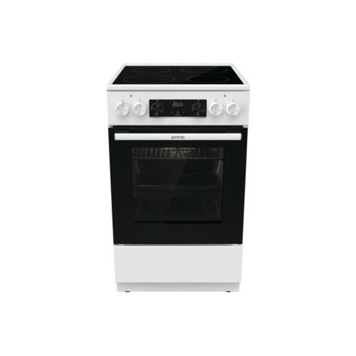 Плита Электрическая Gorenje GEC5C61WG белый стеклокерамика (без крышки)