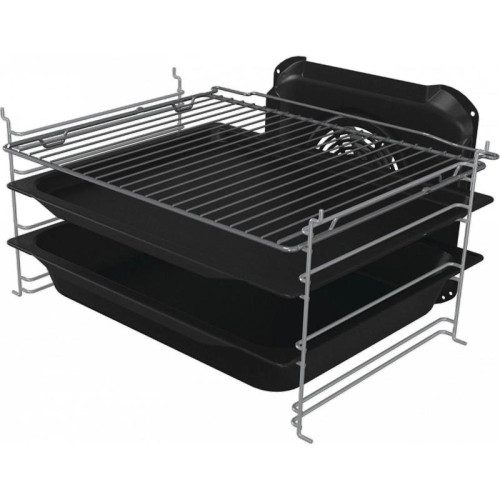 Плита Комбинированная Gorenje GK5C42WF-B белый (металлическая крышка) реш.чугун