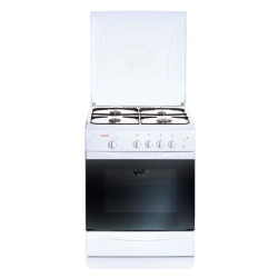 Плита Газовая Gefest ПГ 1200-С6 белый (металлическая крышка) реш.сталь