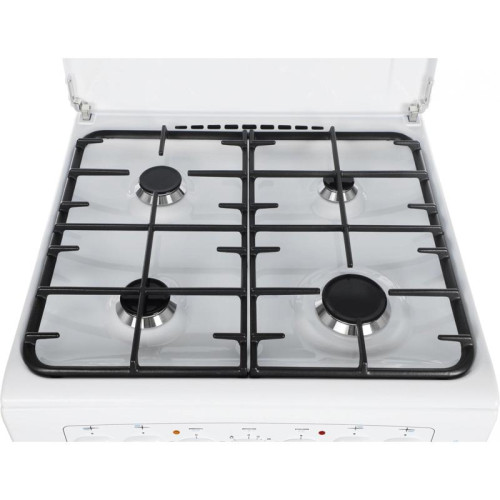 Плита Комбинированная Gefest ПГЭ 6102-02 0300 белый (металлическая крышка) реш.чугун