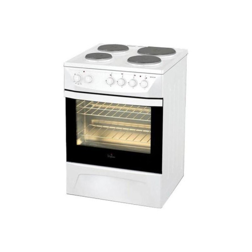 Плита Газовая Darina 1D GM 141 007 W белый/черный (стеклянная крышка) реш.сталь