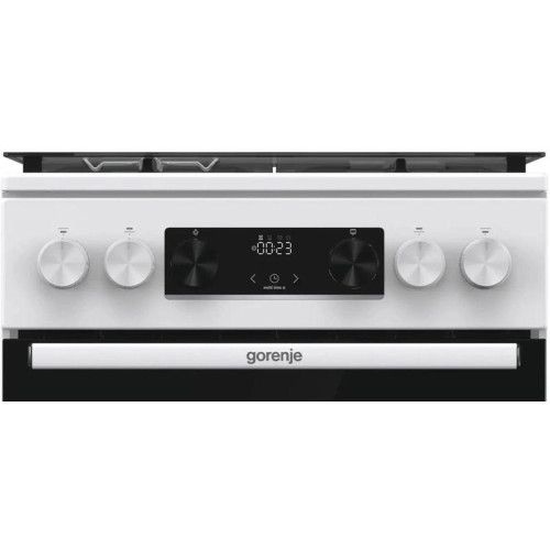 Плита Газовая Gorenje GGI5C22WF белый (стеклянная крышка) реш.чугун