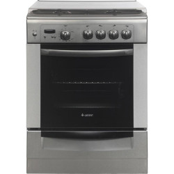 Плита Газовая Gefest 6100-03 0004 нержавеющая сталь (стеклянная крышка) реш.чугун