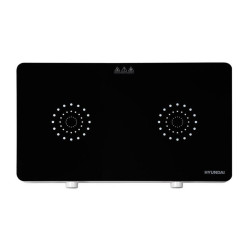 Плита Индукционная Hyundai HYC-0108 белый стеклокерамика (настольная)