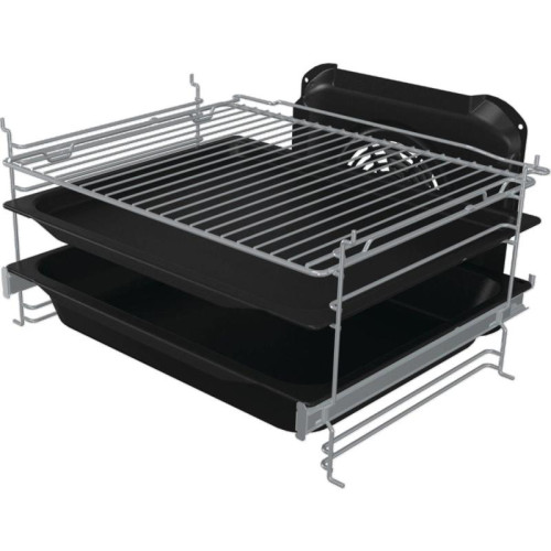 Плита Электрическая Gorenje GEC5C41SG серый стеклокерамика (без крышки)