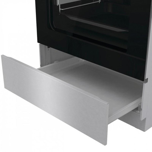 Плита Комбинированная Gorenje GKS6C72XF нержавеющая сталь (стеклянная крышка) реш.чугун