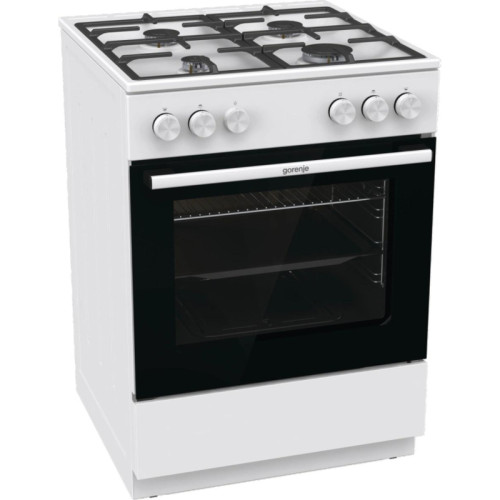 Плита Газовая Gorenje GG6A10WFFM белый (без крышки) реш.сталь