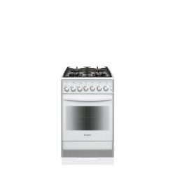 Плита Комбинированная Gefest ПГЭ 5502-02 0042 белый (без крышки) реш.чугун