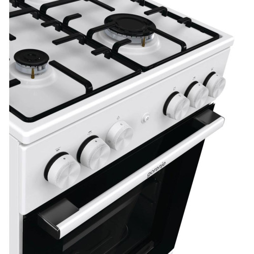 Плита Газовая Gorenje GG5A12WH белый (без крышки) реш.сталь