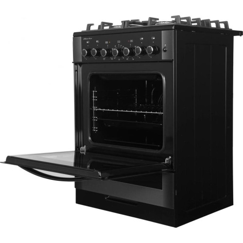 Плита Комбинированная Gefest ПГЭ 6502-02 0044 черный (без крышки) реш.чугун