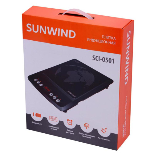Плита Индукционная SunWind SCI-0501 черный стеклокерамика (настольная)