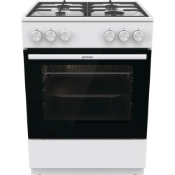 Плита Газовая Gorenje GG6A10WFFM белый (без крышки) реш.сталь