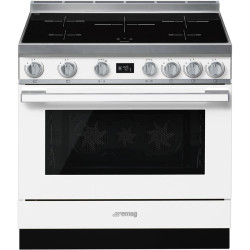 Варочные центры SMEG/ Portofino, Отдельностоящий варочный центр, 90*60 см, белый