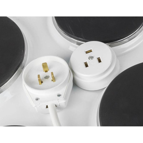 Плита Электрическая Flama AE 1406 W белый эмаль