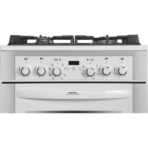 Плита Комбинированная Gefest ПГЭ 6502-03 0242 белый (без крышки) реш.чугун