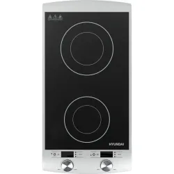 Плита Индукционная Hyundai HYC-0103 серебристый/черный стеклокерамика (настольная)