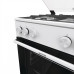 Газовая плита Gorenje, автоматический электроподжиг варочной поверхности и духовки, чугунные решетки, цвет белый