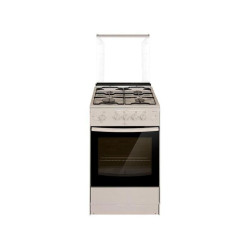 Плита Газовая Darina 1B GM 341 107 W белый/черный (стеклянная крышка) реш.сталь