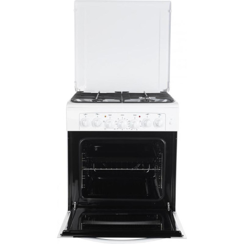 Плита Комбинированная Gefest ПГЭ 6102-02 0300 белый (металлическая крышка) реш.чугун