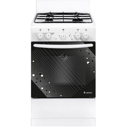 Плита Газовая Gefest ПГ 5100 0017 белый (без крышки) реш.сталь