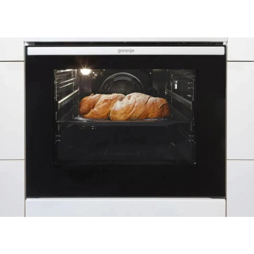 Плита Электрическая Gorenje GEC5A12SG серый/черный стеклокерамика (без крышки)