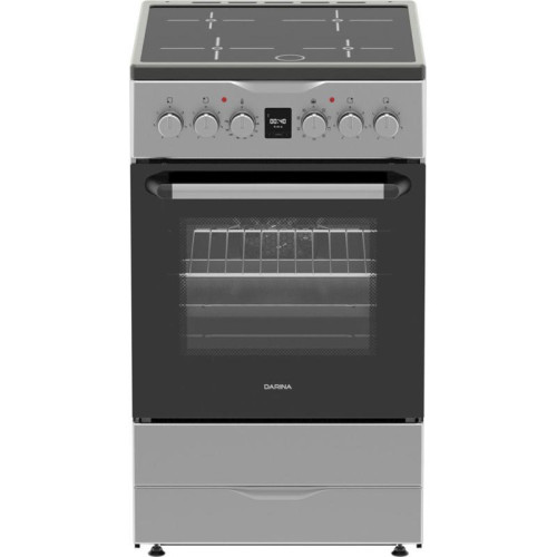 Плита Электрическая Darina PLS ECI 241 616 1S серебристый/черный стеклокерамика (без крышки)