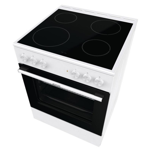 Плита Электрическая Gorenje GEC6A11WG белый стеклокерамика (без крышки)