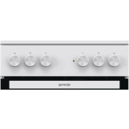 Плита Электрическая Gorenje GEC5A12WG-B белый стеклокерамика (без крышки)