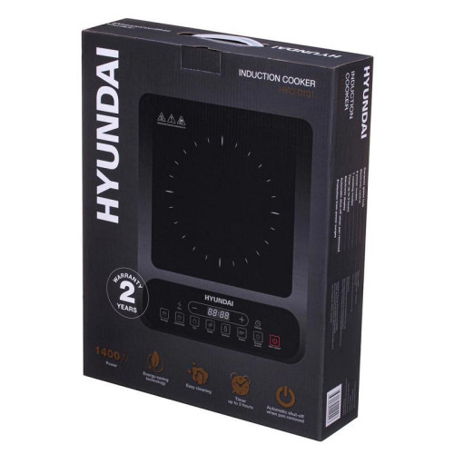 Плита Индукционная Hyundai HYC-0101 черный стеклокерамика (настольная)