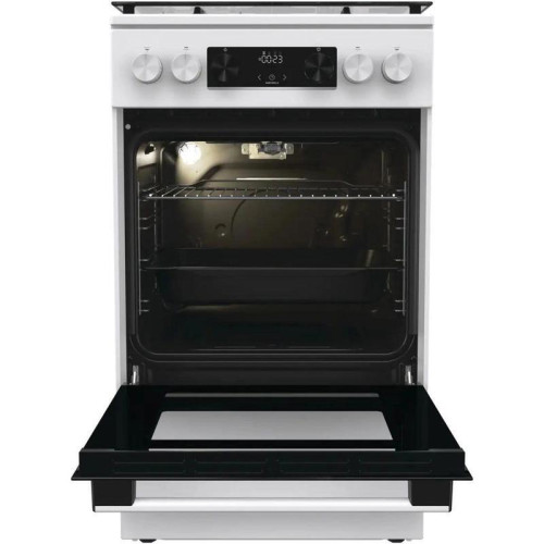 Плита Газовая Gorenje GGI5C22WF белый (стеклянная крышка) реш.чугун