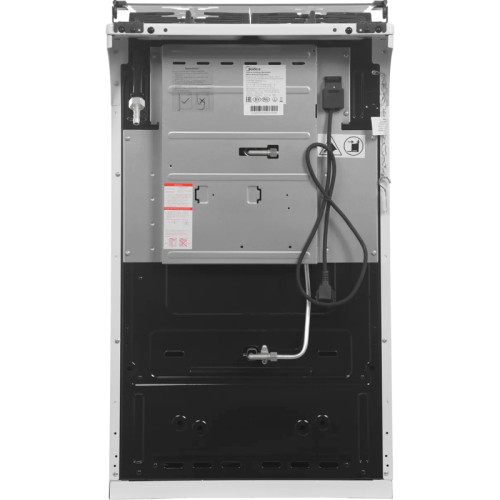 Газовая плита Midea, отдельностоящая, газовая варочная панель, 4 конфорки, автоподжиг, газконтроль, механический таймер (50 мин), объем дух. шкафа 59 л, цвет белый