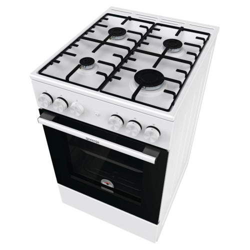 Плита Газовая Gorenje GG5A12WH белый (без крышки) реш.сталь