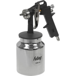 Краскораспылитель Fubag Basic S750/1.5 HP 178л/мин соп.:1.5мм бак:0.8л серый/серебристый