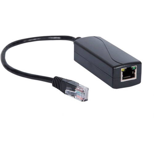 OSNOVO PoE-конвертер Gigabit Ethernet 48V в 24V, методы PoE: вх. - A(1,2(+);3,6(-)) и B(4,5(+);7,8(-)), вых.- B(4,5(+);7,8(-)).