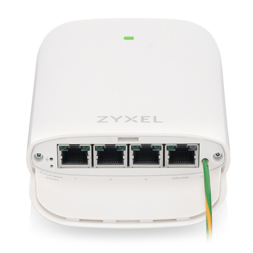 PoE удлиннитель/ Уличный PoE удлиннитель Zyxel NebulaFlex PoE12-3PD, гигабитные порты (1 in PoE++, 3 out PoE+), IP55, бюджет PoE до 45 Вт