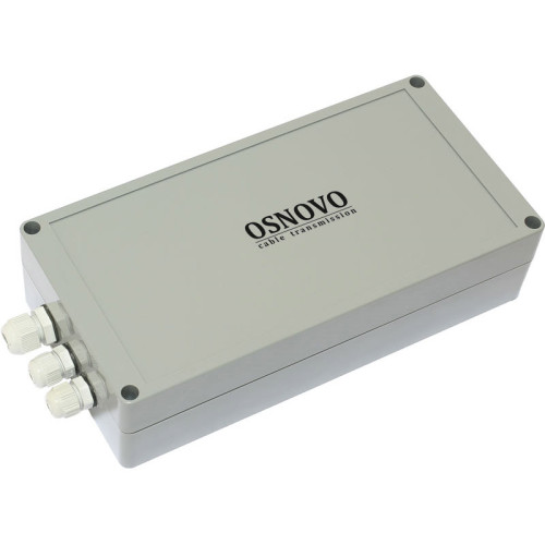 Инжектор/ OSNOVO Уличный PoE-инжектор Gigabit Ethernet на 1 порт, мощность PoE - до 30W