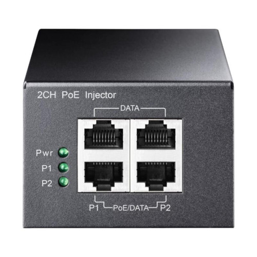 Инжектор/ 2-Channel 30W Gigabit PoE+/PoE Injector