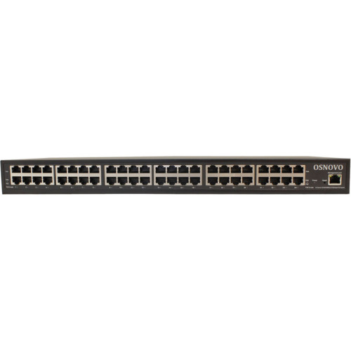 Инжектор/ OSNOVO Управляемый гигабитный PoE инжектор на 24 порта, PoE на порт до 30W, суммарно PoE до 370W, БП встроен