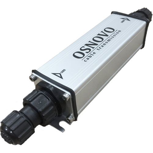 OSNOVO Уличный PoE удлинитель 10M/100M Fast Ethernet до 500м (до 22W)