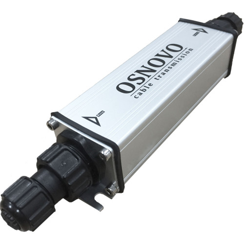 OSNOVO Уличный PoE удлинитель 10/100/1000M Gigabit Ethernet до 500м (до 22W)