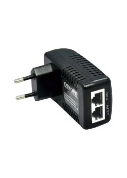 Инжектор/ OSNOVO PoE-инжектор Gigabit Ethernet на 1 порт, мощность PoE - до 15.4W