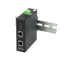 Инжектор/ OSNOVO Midspan-1/903X(Booster) Промышленный PoE-инжектор 10G Ethernet на 90W с бустером напряжения. Соответствует стандартам PoE IEEE 802.3af/at/bt. Автоматическое определение PoE устройств. Мощность PoE - до 90W. Поддержка скорости 10/100/1000/