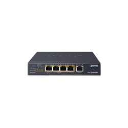 PoE расширитель/ PLANET 1-Port 60W Ultra PoE to 4-Port 802.3af/at Gigabit PoE Extender