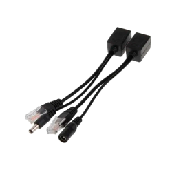Passive PoE инжектор и сплиттер до 60V. Комплект позволяет подать данные и питание на IP устройства без поддержки PoE. Рабочее напряжение: 5V-60V DC. Скорость передачи данных: 10/100 Мбит/с. Пины питаниия PoE: 4,5(+) 7,8(-). Разъем для данных: RJ45 (8P8C)