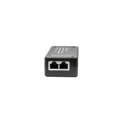 PoE-инжектор Gigabit Ethernet на 1 порт, мощностью до 30W. Соответствует стандартам PoE IEEE 802.3af/at. (конт. 1,2(+); 3,6(-)). Автоматическое определение PoE устройств. Мощность PoE - до 30W. Gigabit Ethernet. Порты: вх. - RJ45(GE, 10/100/1000 Base-T), 