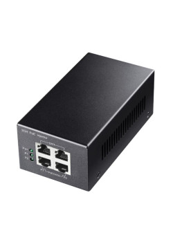 Инжектор/ 2-Channel 30W Gigabit PoE+/PoE Injector
