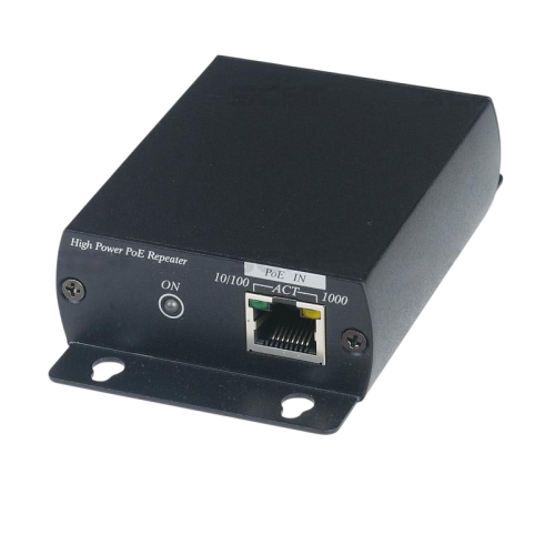 Удлинитель/ OSNOVO IP04R Удлинитель PoE af/at/bt по витой паре до 280м (до 48.86Вт), 10/100/1000M (1 устройство по 140 м в каждую сторону)