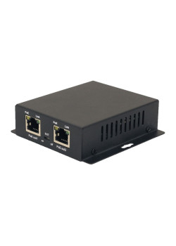 Удлинитель/ OSNOVO Удлинитель/Коммутатор гигабитный на 3 RJ45 порта, 1 *10/100/1000 Base-T с BT PoE (до 90W), 1 *10/100/1000 Base-T с PoE (до 30W), 1 *10/100/1000 Base-T) Uplink с  питанием по PoE (Вх. мощность до 90W), PoE суммарно до 85W